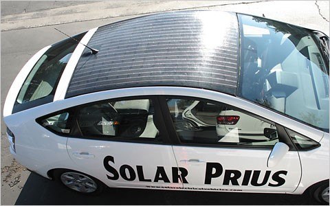 سيارة تعمل باستخدام الطاقة الشمسية