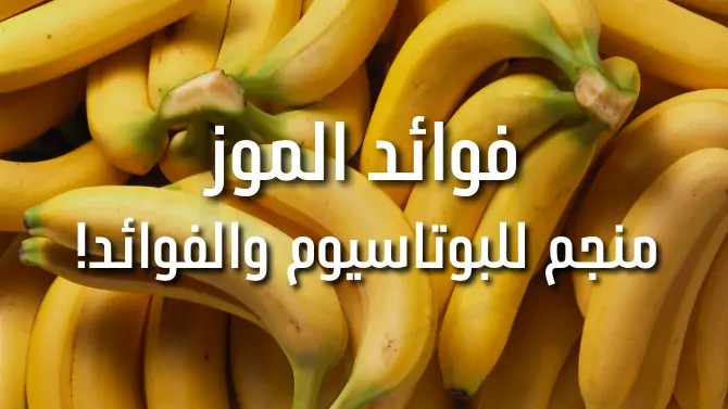 فوائد الموز ... منجم للبوتاسيوم يقدم لك أكثر من 15 فائدة صحية مذهلة