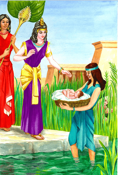 فرعون يتخذ موسى ابنا له