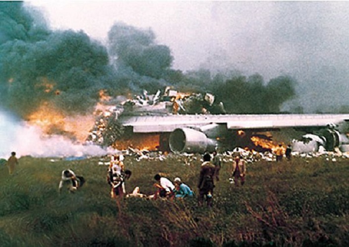 صورة من كارثة مطار تنريف