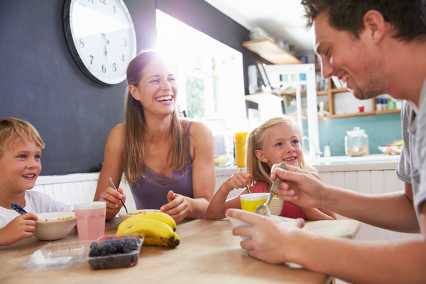 الفطور الصحي للأطفال لحظة عائلية