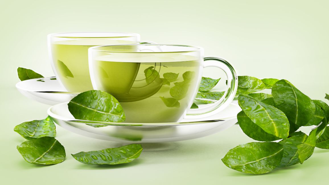 أفضل وقت لشرب الشاي الأخضر ..