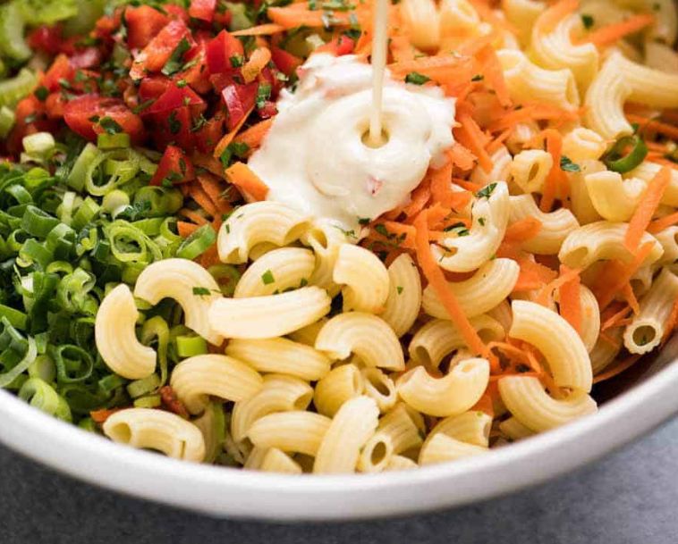 pasta salad with mayonnaise