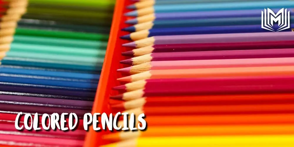 2 – الأقلام الملونة (ألوان خشبية) Colored Pencils