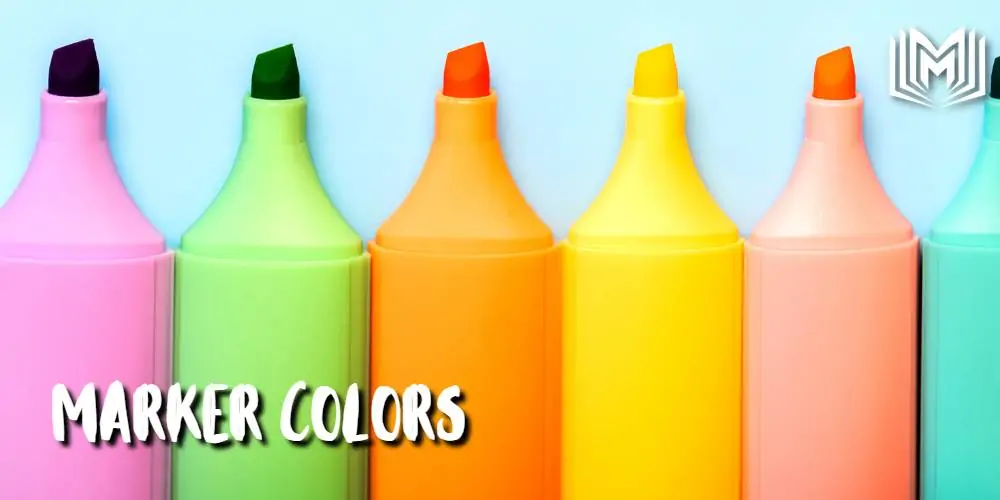 4 – الألوان الماركر marker colors