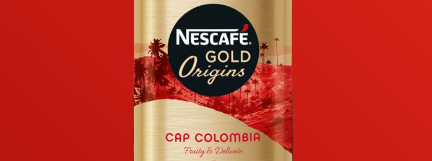 1 – نسكافيه جولد أورجنز كولومبيا NESCAFÉ Gold Origins Colombia