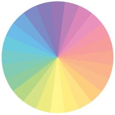 11 – ألوان الباستيل دائرة الألوان للملابس