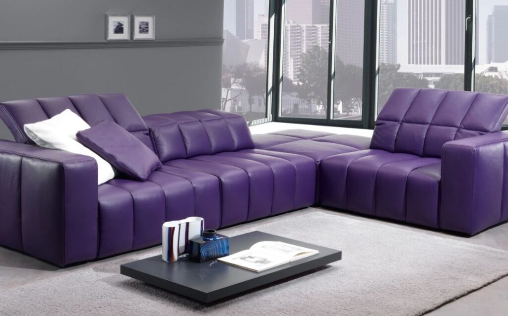 Purple is one of the most important colors to pair with grey.