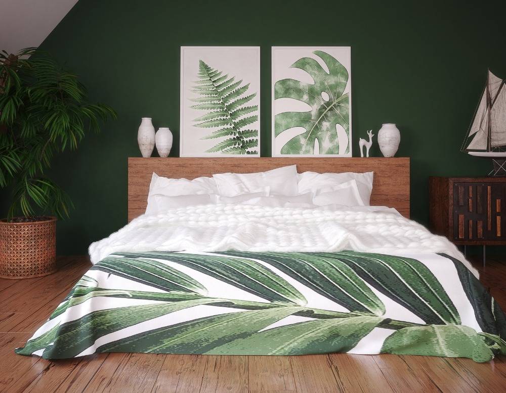 green bedroom 