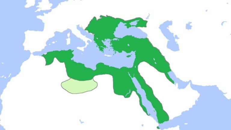 خريطة الدولة العثمانية