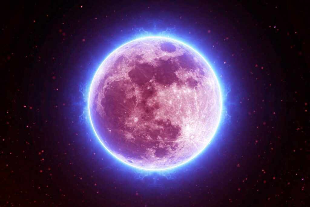 5 - turquoise red moon