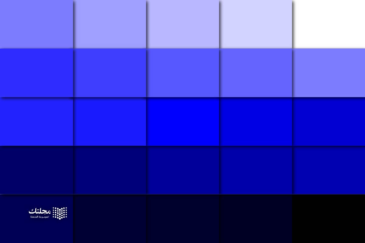 درجات اللون الأزرق – معاني وتنسيقات 15 درجة من الأزرق