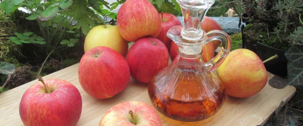 14 – خل التفاح الممدد Apple cider vinegar
