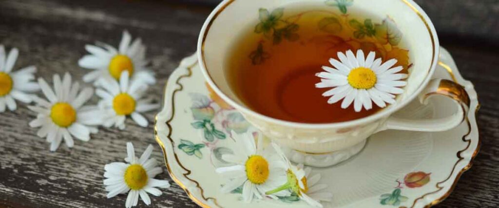 5 – شاي البابونج Chamomile tea