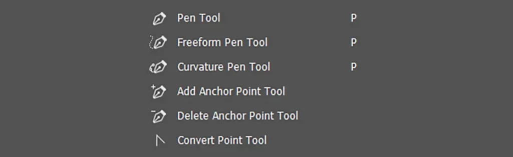 أدوات البن توول Pen tools [P]