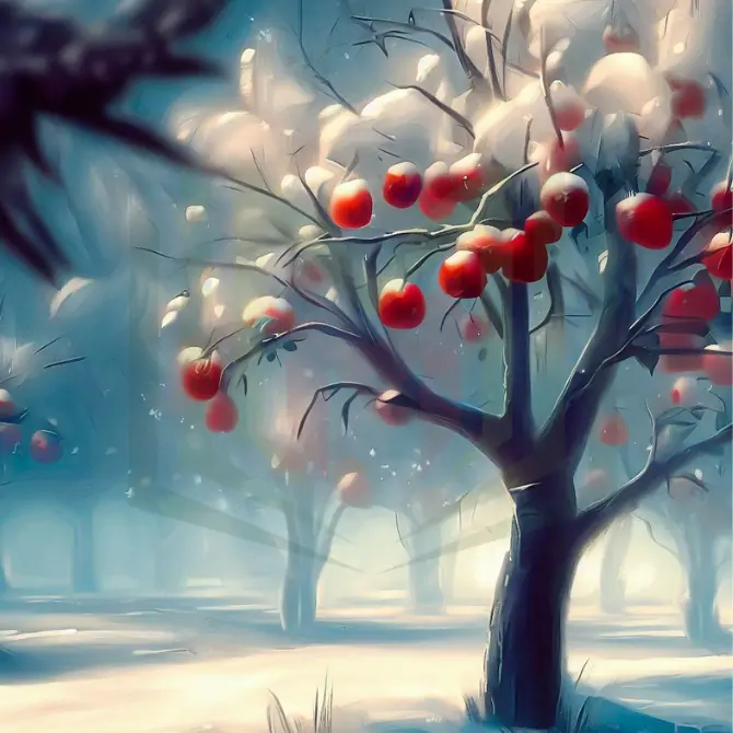 شجرة تفاح أحمر - قصة الأرنب الكريم والشجرة العجيبة